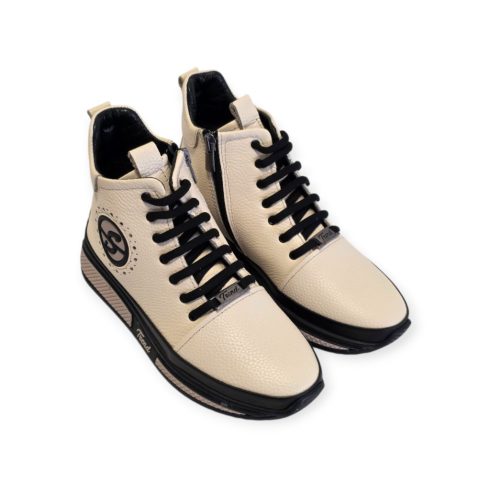 Via Roma bézs bokacsizma - 216 KS