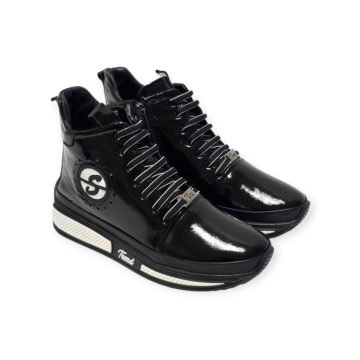 Via Roma lakk bokacipő - 216 KS 19