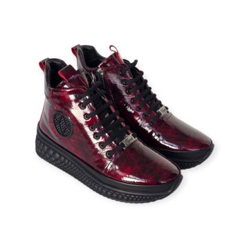 Via Roma bordó bokacsizma - 216 KS 238