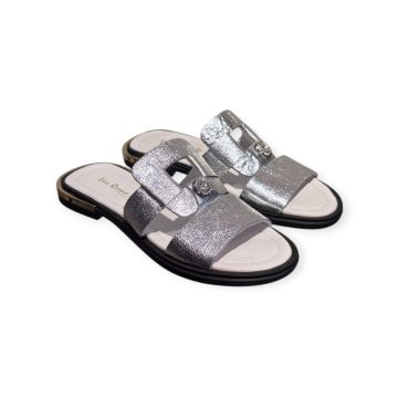 Via Roma ezüst papucs - 219