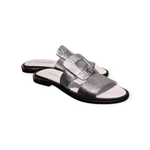 Via Roma ezüst papucs - 219