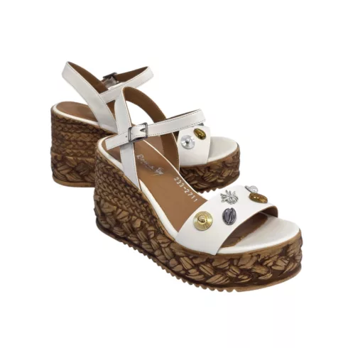 Via Roma fehér szandál - 233 2711