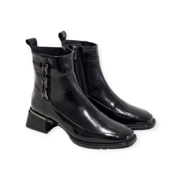 Via Roma fekete bokacsizma - 306 204