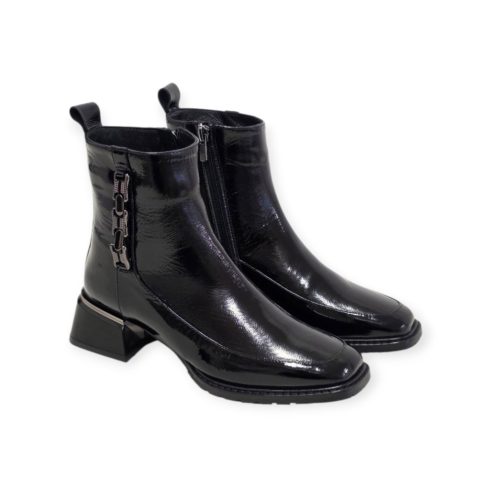 Via Roma fekete bokacsizma - 306 204