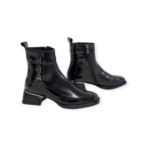 Via Roma fekete bokacsizma - 306 204