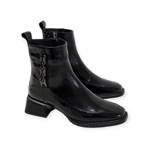 Via Roma fekete bokacsizma - 306 204