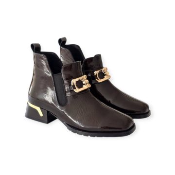 Via Roma barna női csizma - 306 212