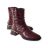 Via Roma burgundy női csizma - 306 225