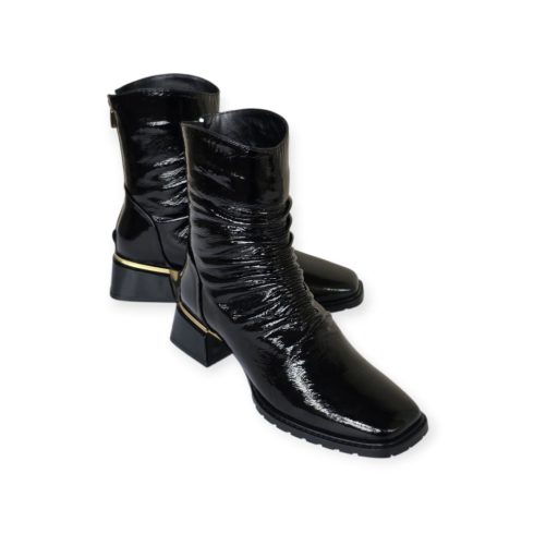 Via Roma gyűrt lakk csizma - 306 225 