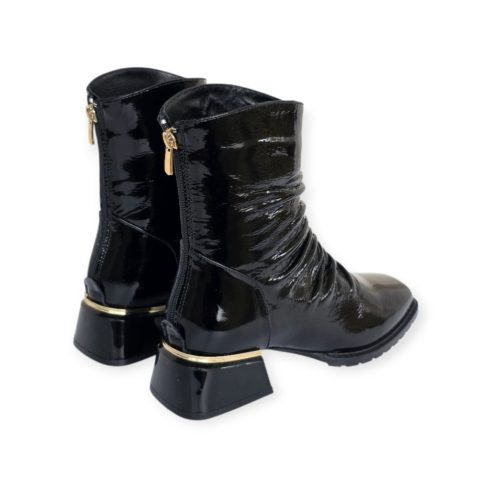 Via Roma gyűrt lakk csizma - 306 225 