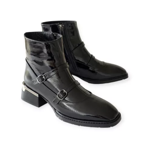 Via Roma lakk bokacsizma - 306 228