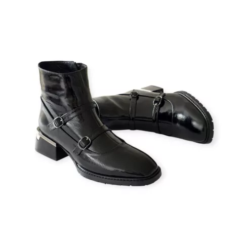 Via Roma lakk bokacsizma - 306 228