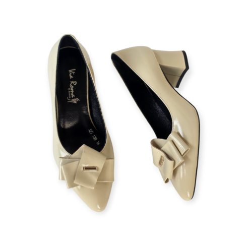 Via Roma krém lakk cipő - 325 138