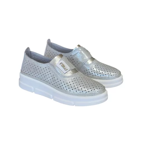 Via Roma ezüst cipő - 373 107