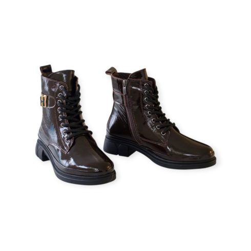 Via Roma barna lakk bakancs - 443 278