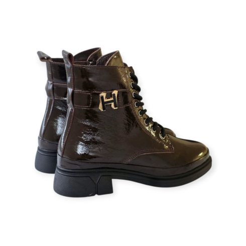 Via Roma barna lakk bakancs - 443 278