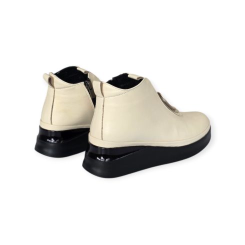 Via Roma bézs bokacipő - 454 6037