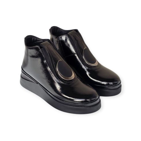 Via Roma lakk bokacipő - 454 6037