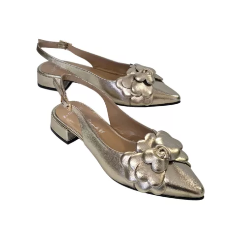 Via Roma arany balerina cipő - 455 