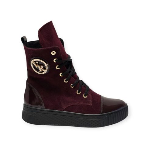 Via Roma bordó bokacsizma - 8030