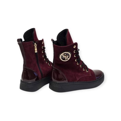 Via Roma bordó bokacsizma - 8030