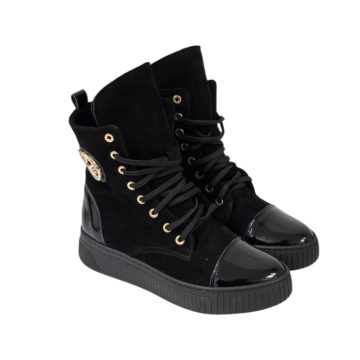 Via Roma fekete bokacsizma 8030