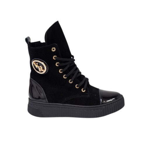 Via Roma fekete bokacsizma 8030