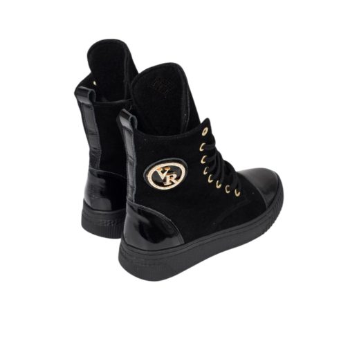 Via Roma fekete bokacsizma 8030