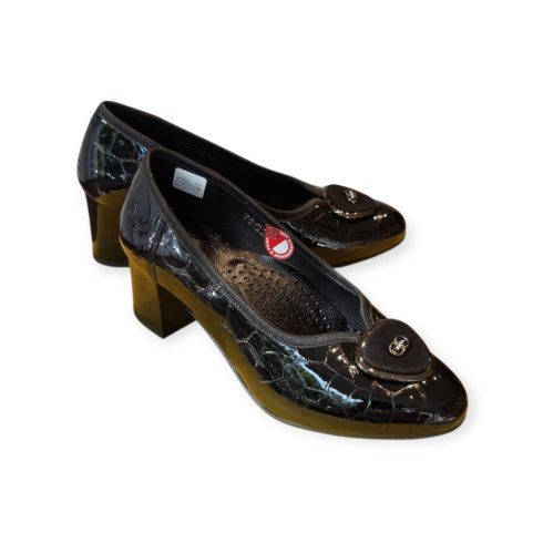 Via Roma lakk női cipő - L80/Z01