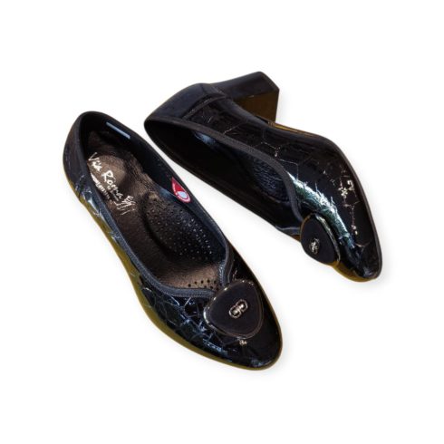 Via Roma lakk női cipő - L80/Z01