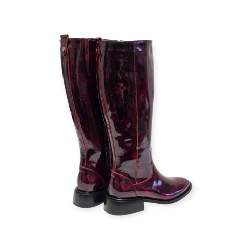 Via Roma bordó csizma - WZ743