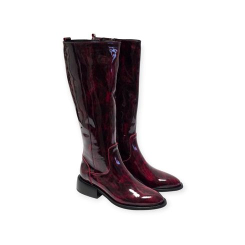 Via Roma bordó csizma - WZ743