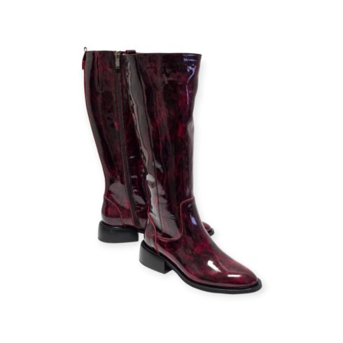 Via Roma bordó csizma - WZ743