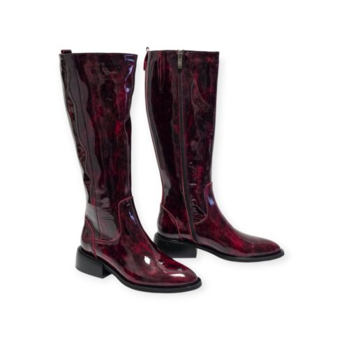 Via Roma bordó csizma - WZ743